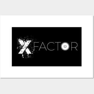 X-Factor White Posters and Art